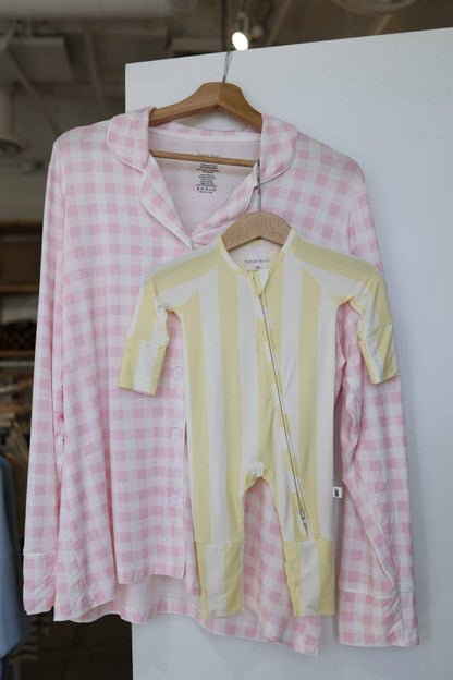 bamboo zip pajamas | butter