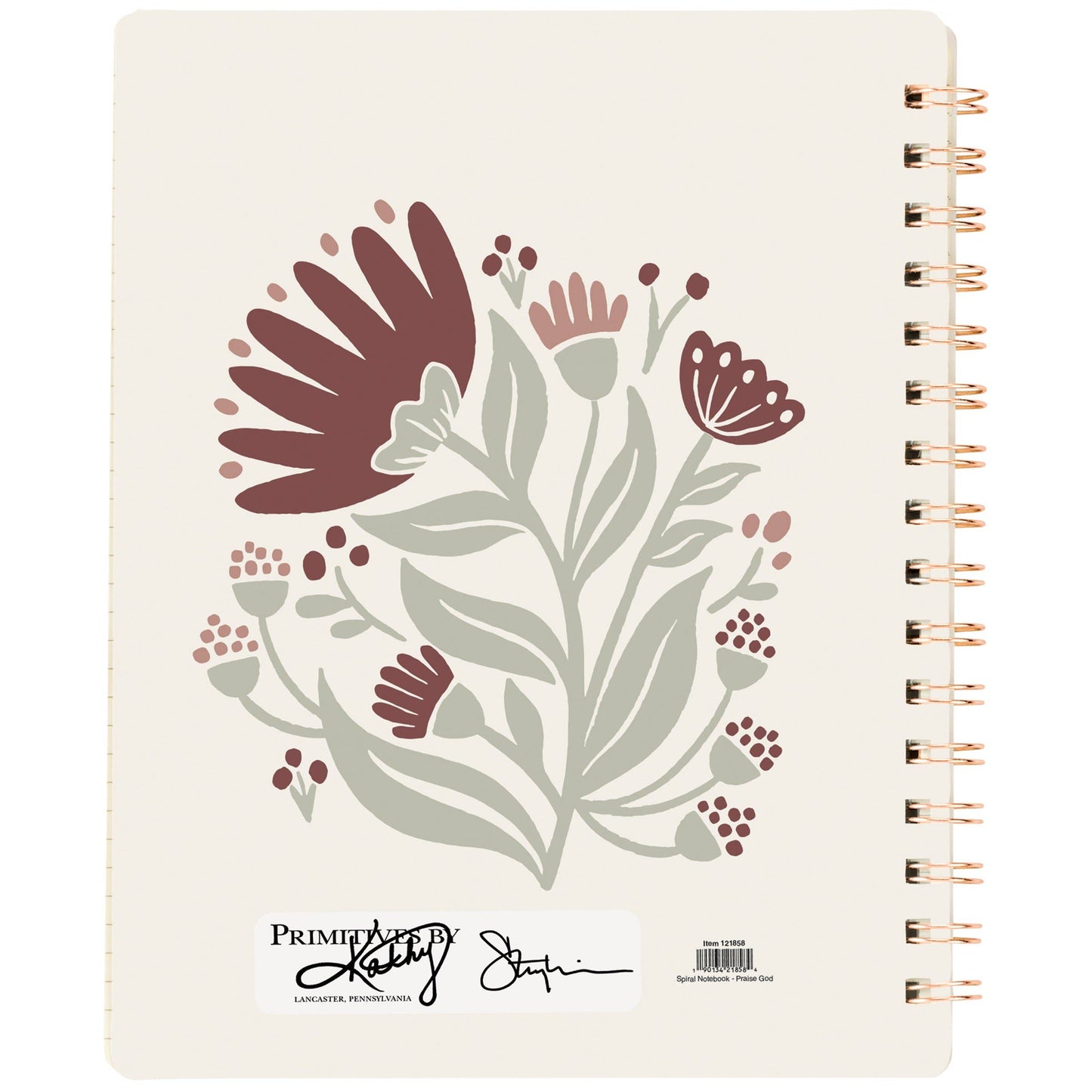 praise God spiral notebook