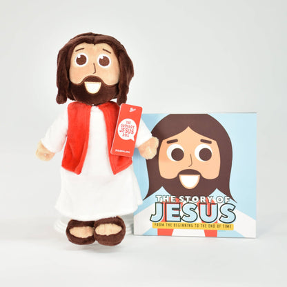 Jesus doll + book bundle - plush doll + story of Jesus book