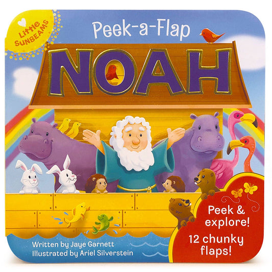 noah peek a flip board book