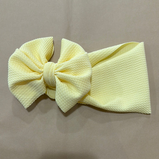 light yellow bow