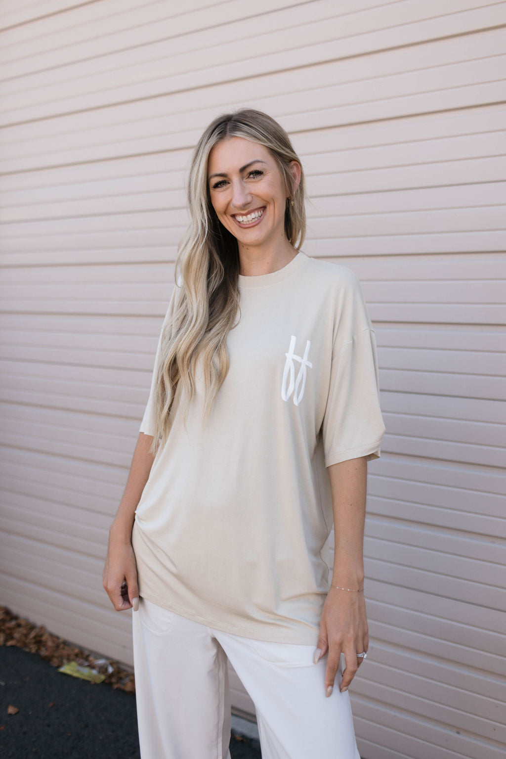 Adult Bamboo Tee | Tan ff