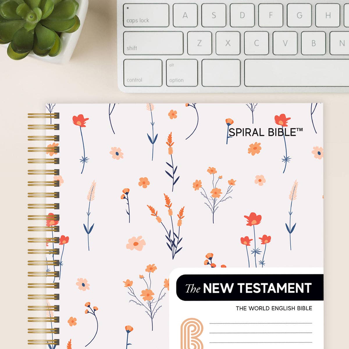 spiral bible™ - WEB - new testament - floral