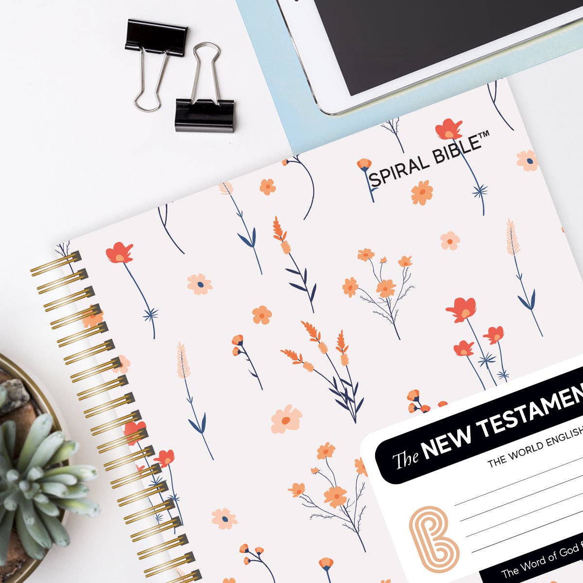 spiral bible™ - WEB - new testament - floral
