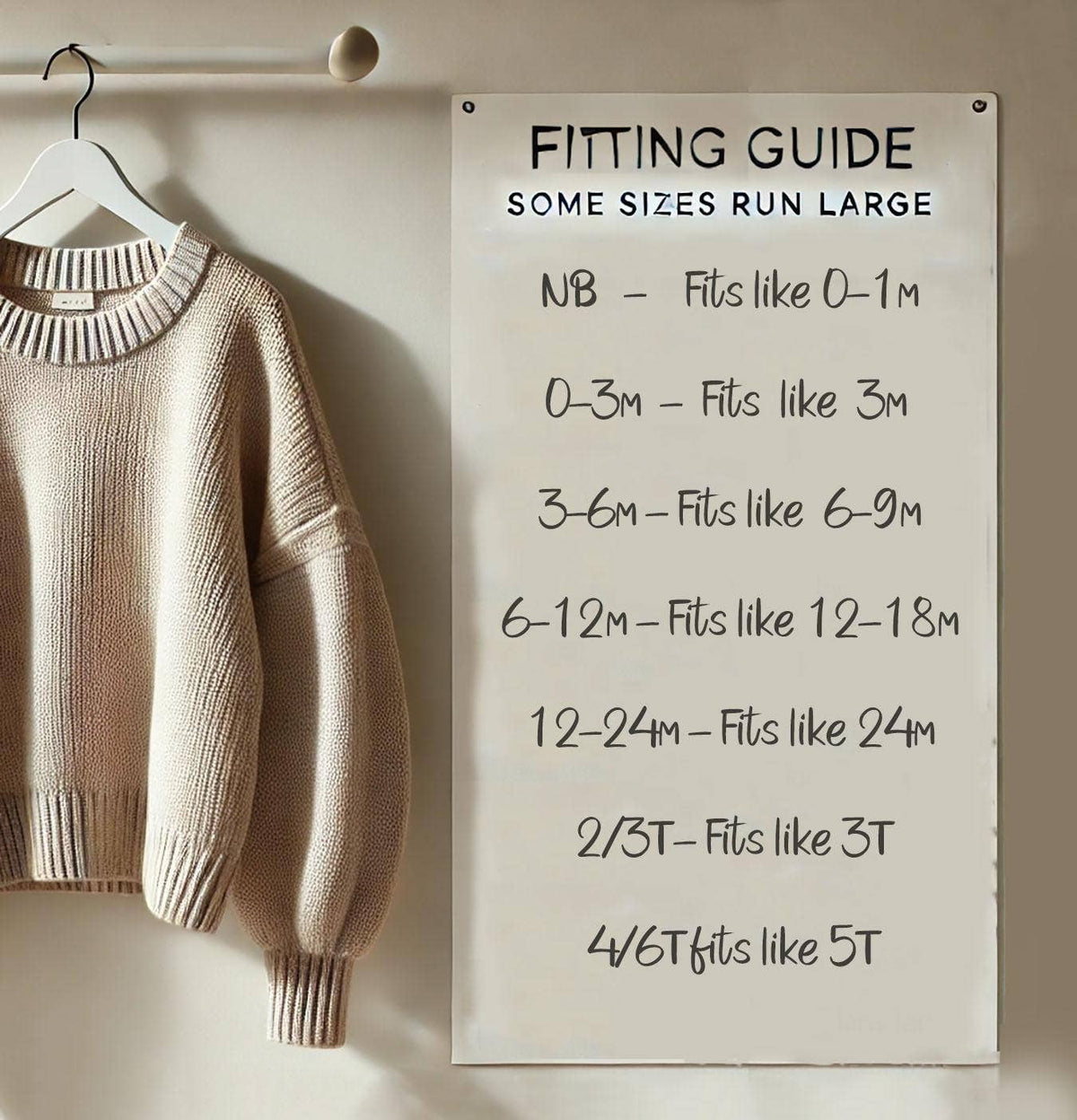 baby cotton chunky knit sweater