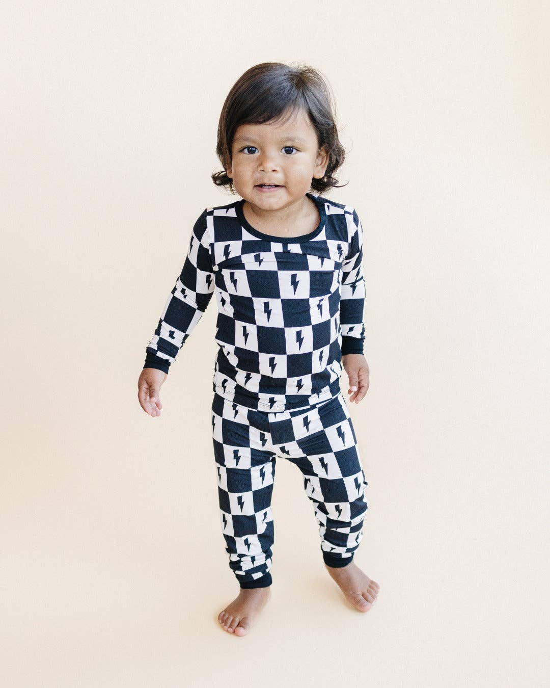 bamboo kids clothing two-piece set | checks & bolts