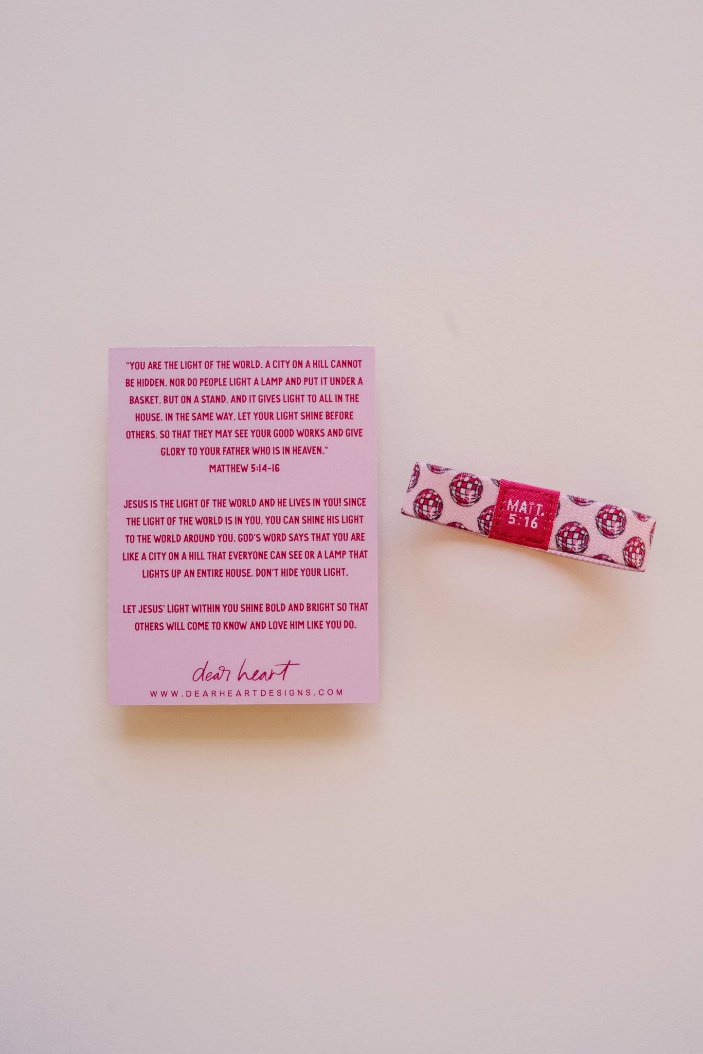 let your light shine kids bracelet