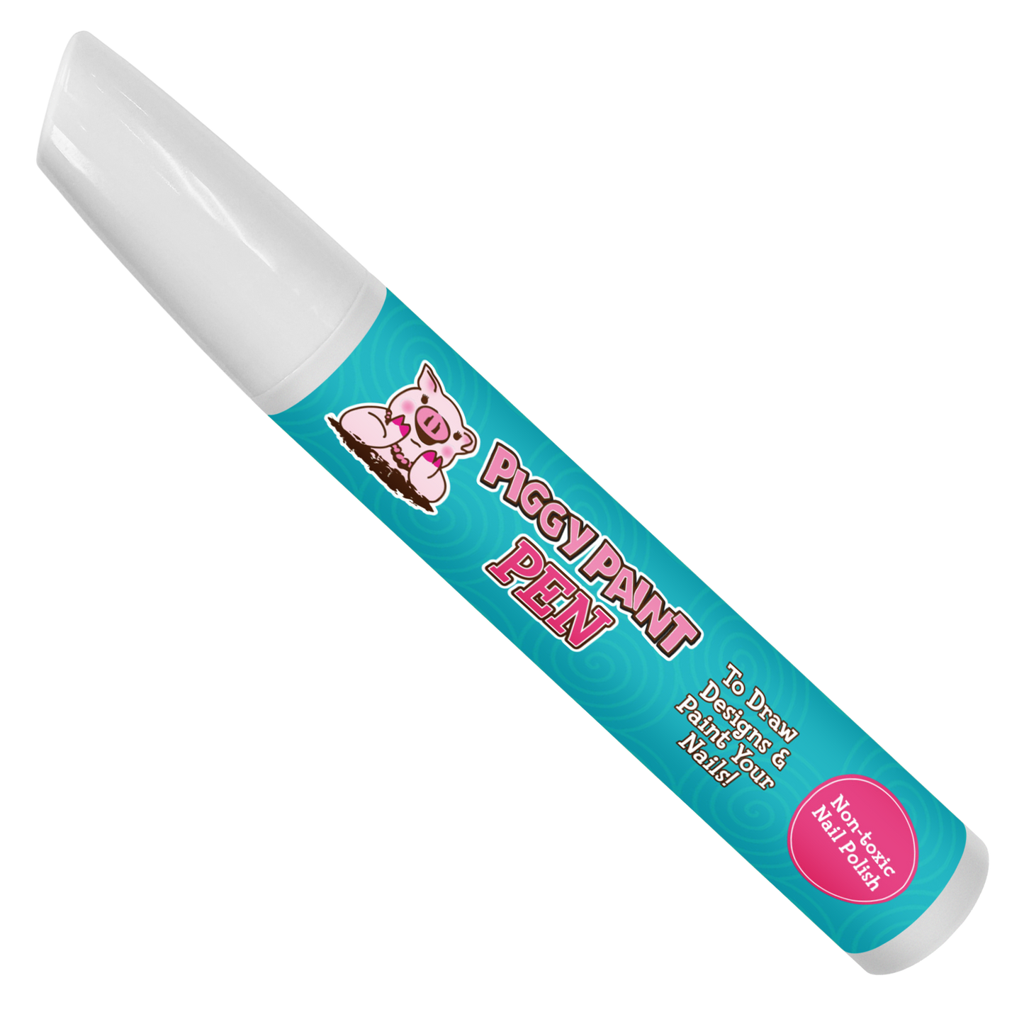 twirly teal piggy paint pen