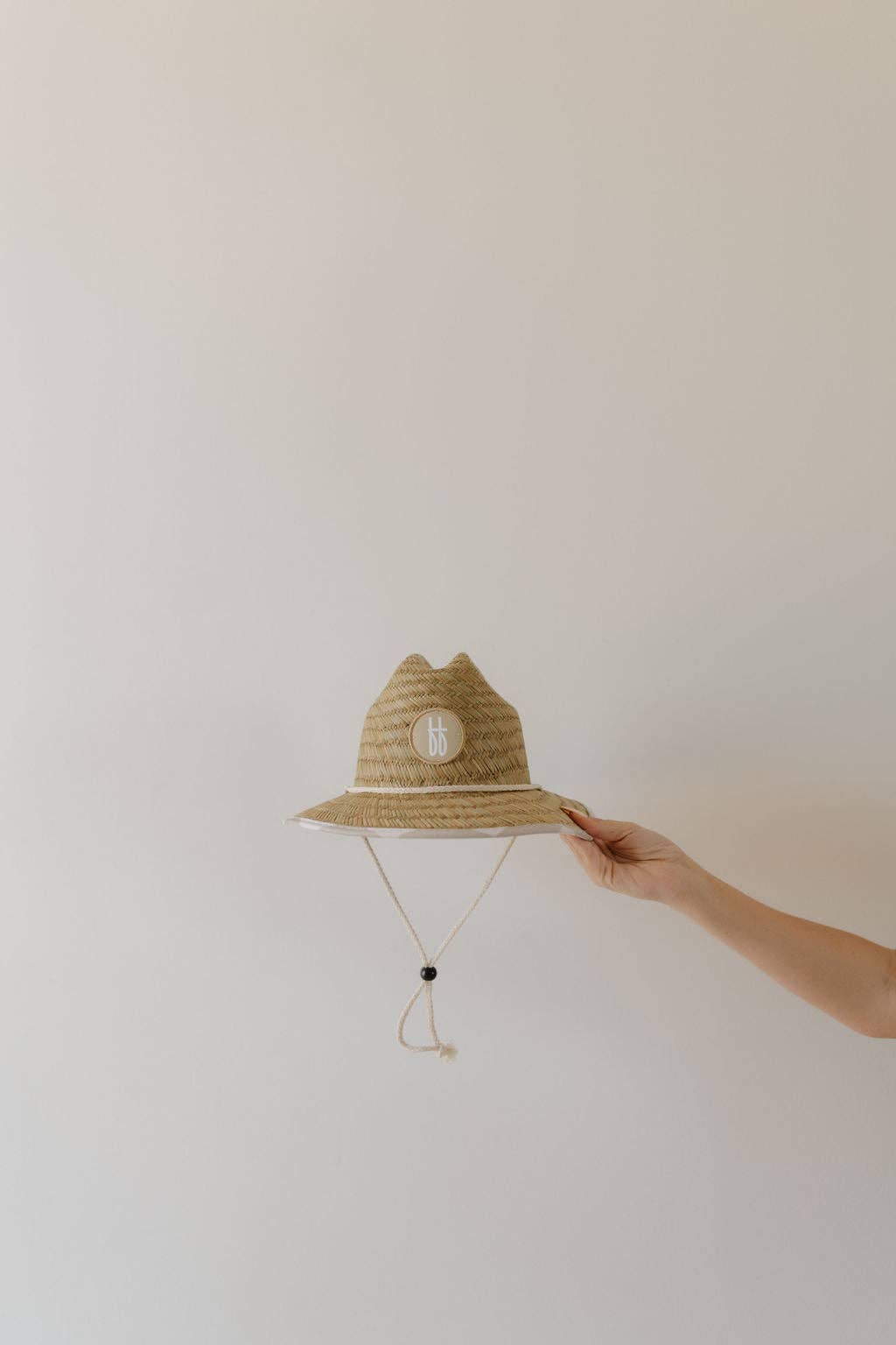 straw hat | checkerboard