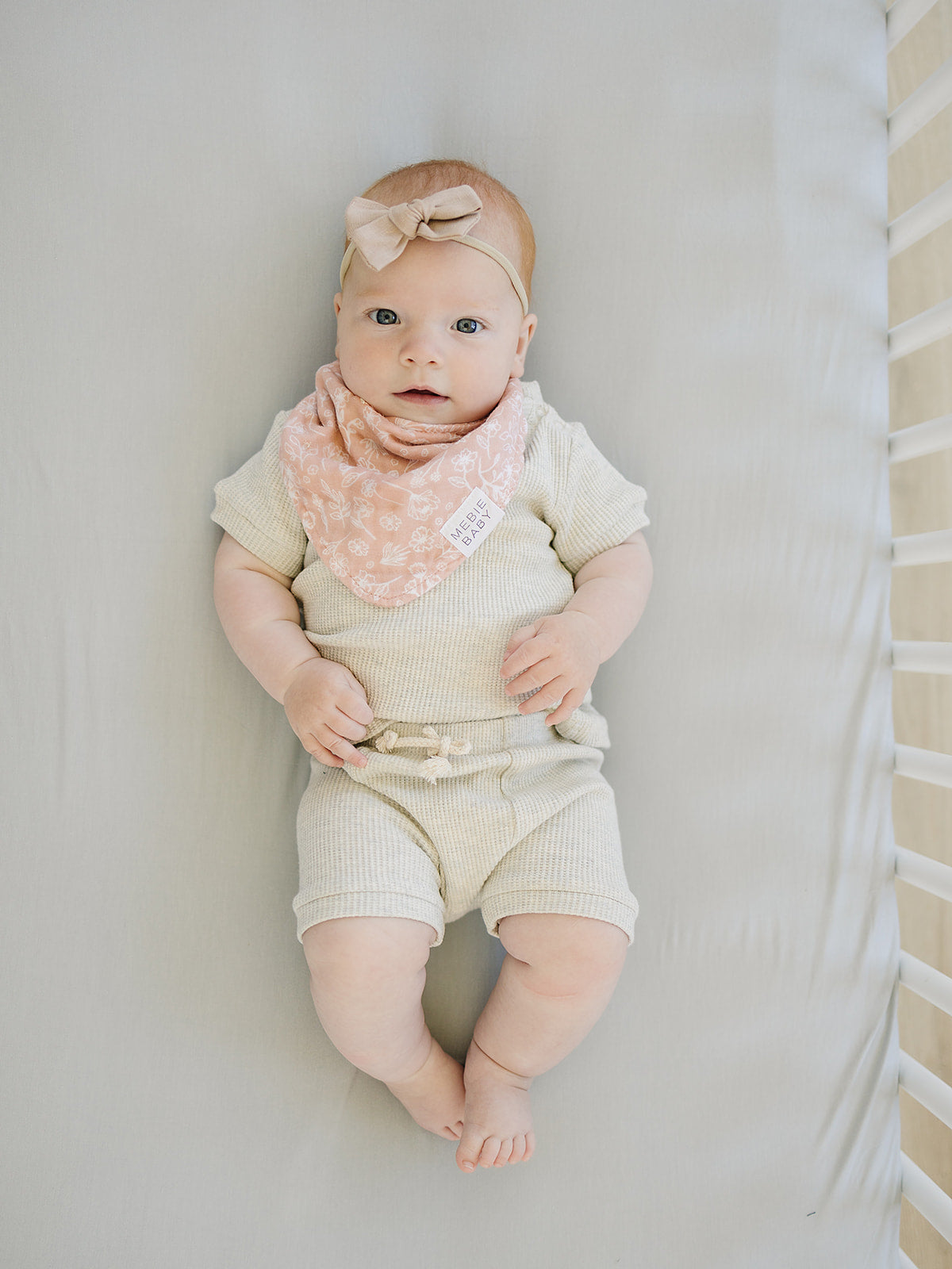 Stone Bamboo Stretch Crib Sheet