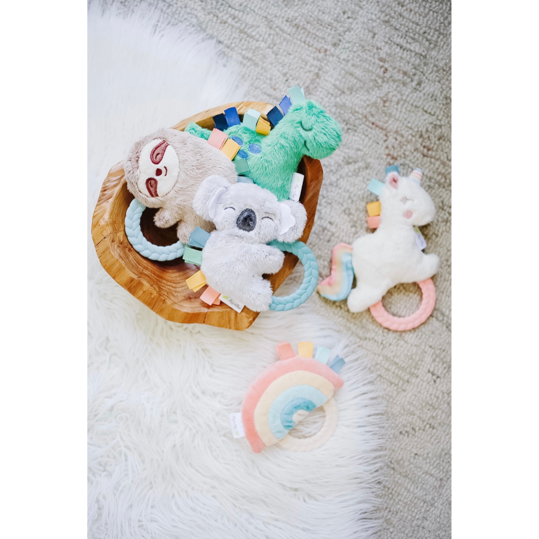 ritzy rattle pal™ plush rattle pal with teether