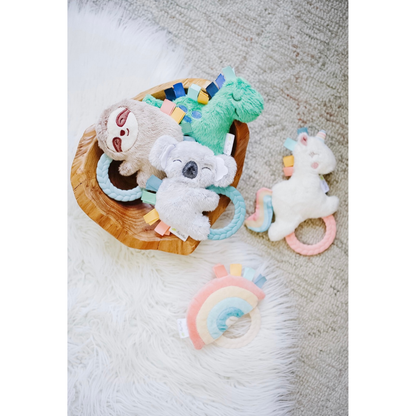 ritzy rattle pal™ plush rattle pal with teether