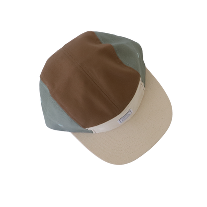 cotton five-panel hat in coastline