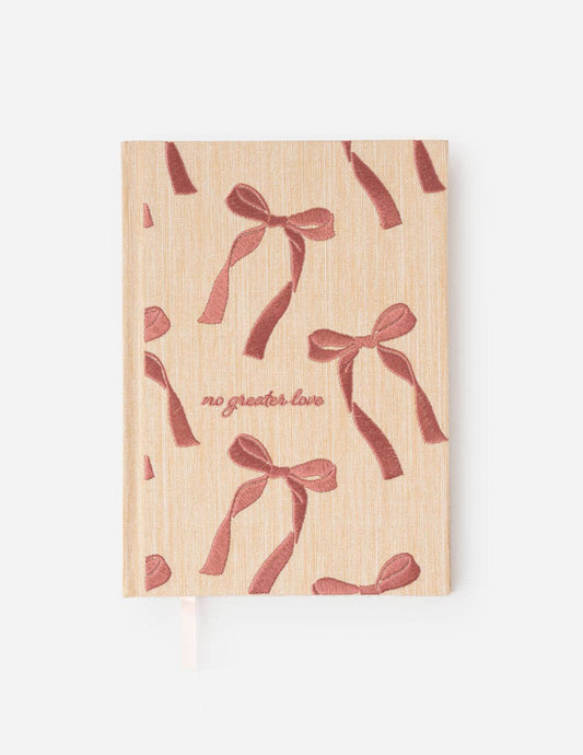 no greater love embroidered planner