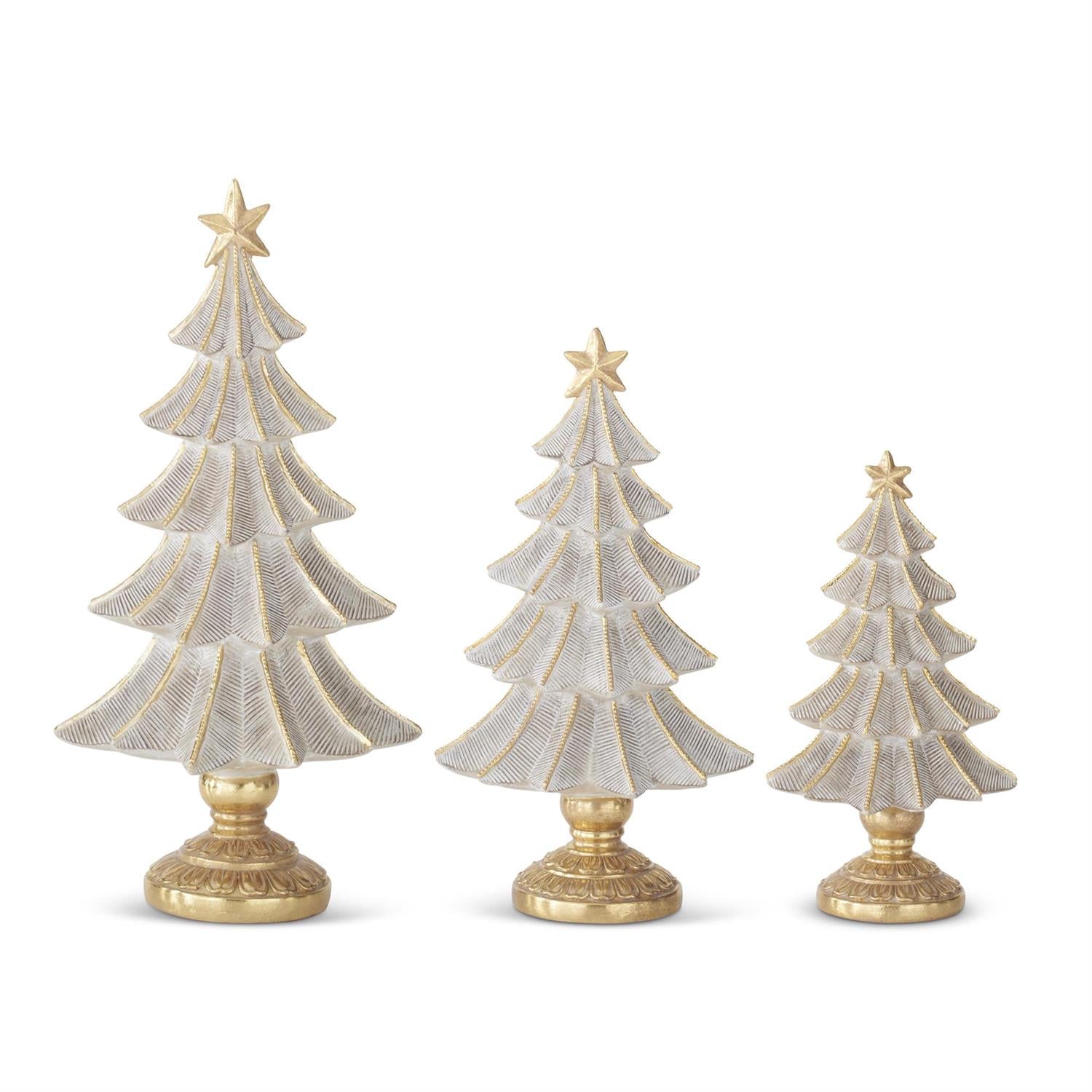 gold glittered resin christmas tree - Ivory Soul