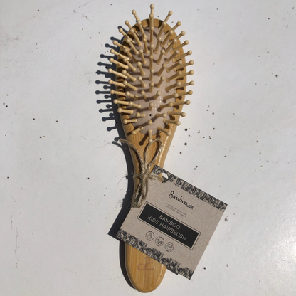bamboo kids hairbrush | easter