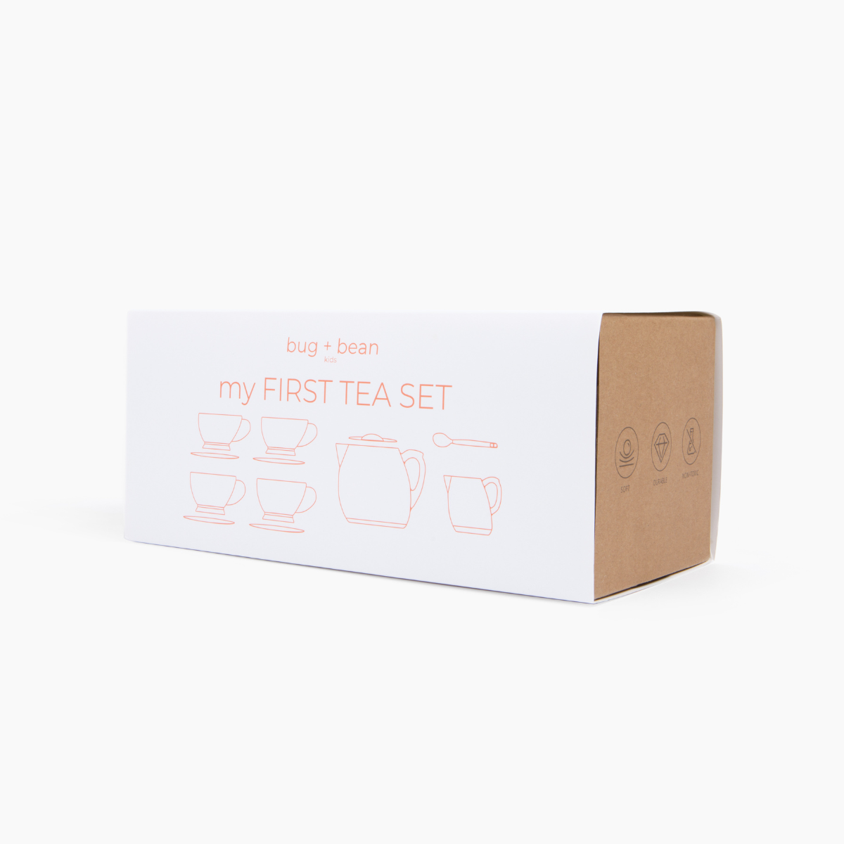 silicone tea set - Ivory Soul