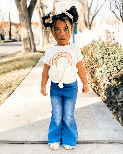 sophie denim bell bottoms - dark wash - Ivory Soul