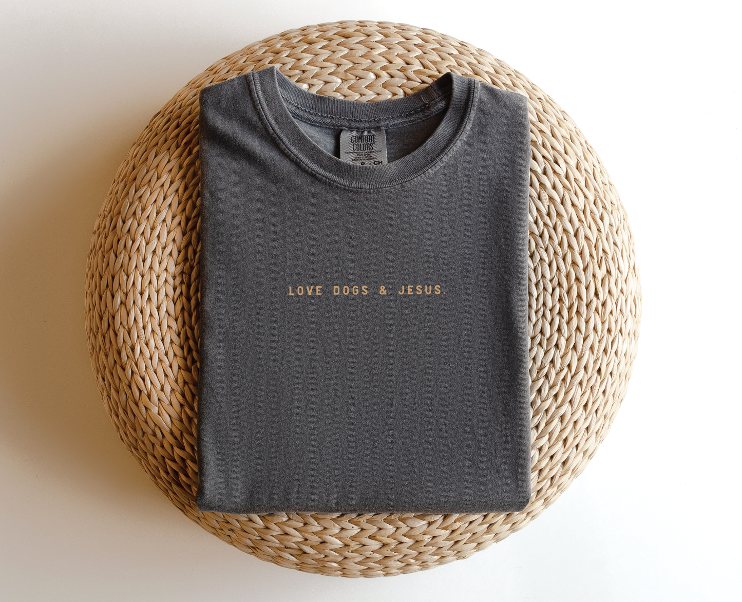 love dogs + jesus tee - Ivory Soul