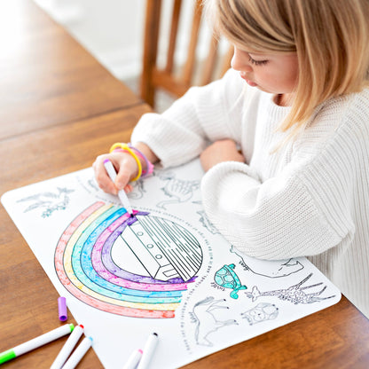 christian coloring mats