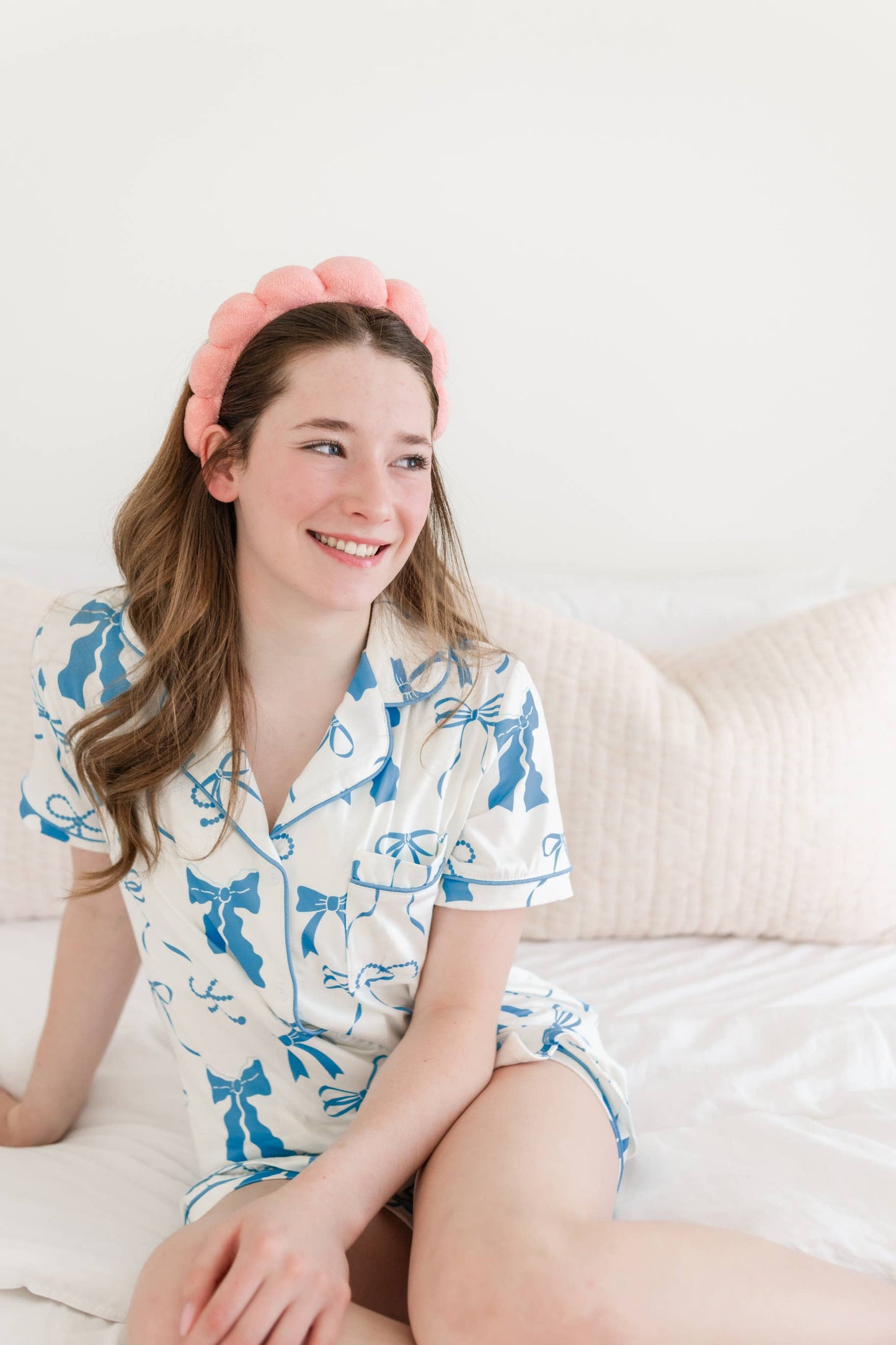 puffy terrycloth plush spa headband