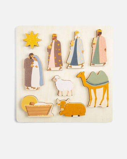 nativity wooden puzzle