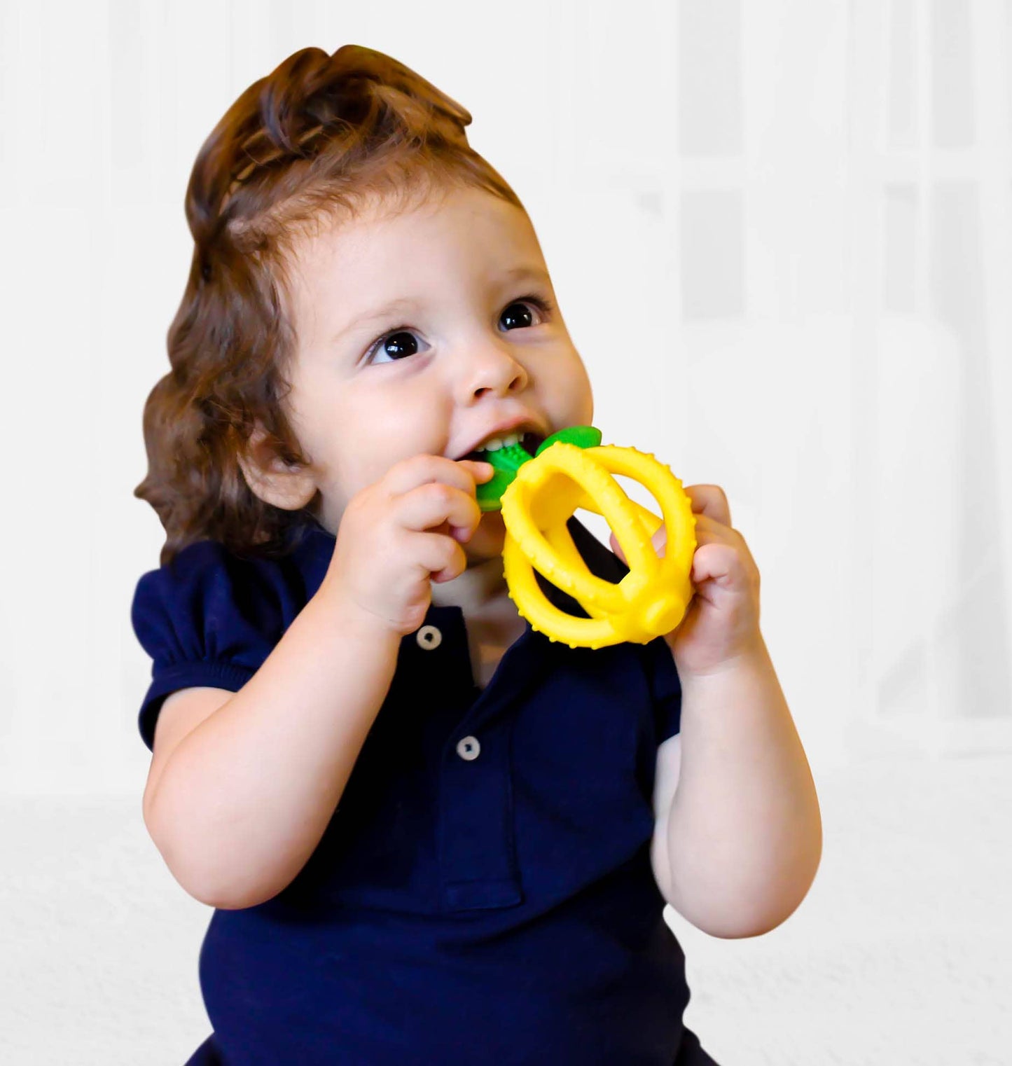 bitzy biter™ teething ball baby teether