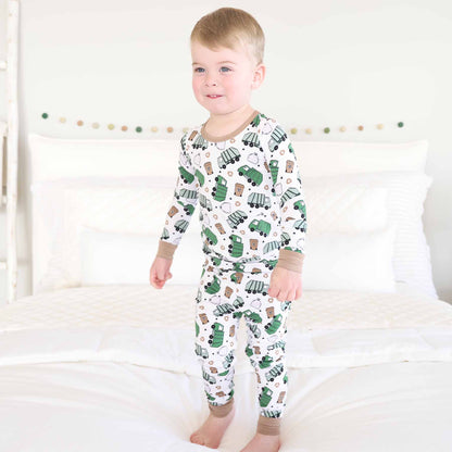 clean up crew two piece pajama set