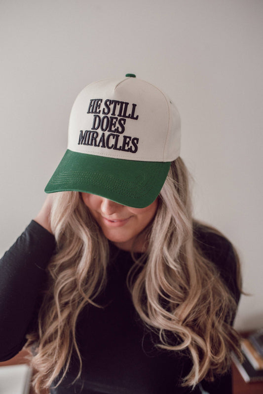 he still does miracles | snapback embroidered hat