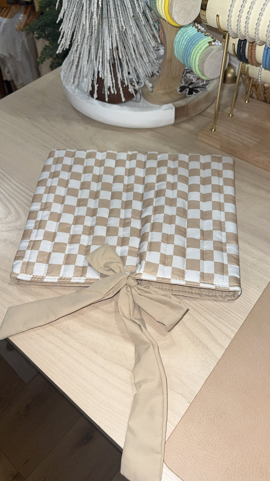 bible cover - cream check
