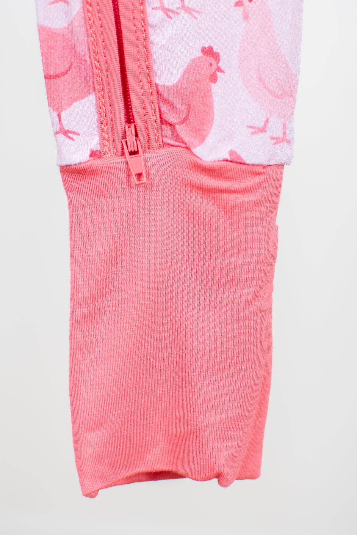 pink chicken baby bamboo zippy