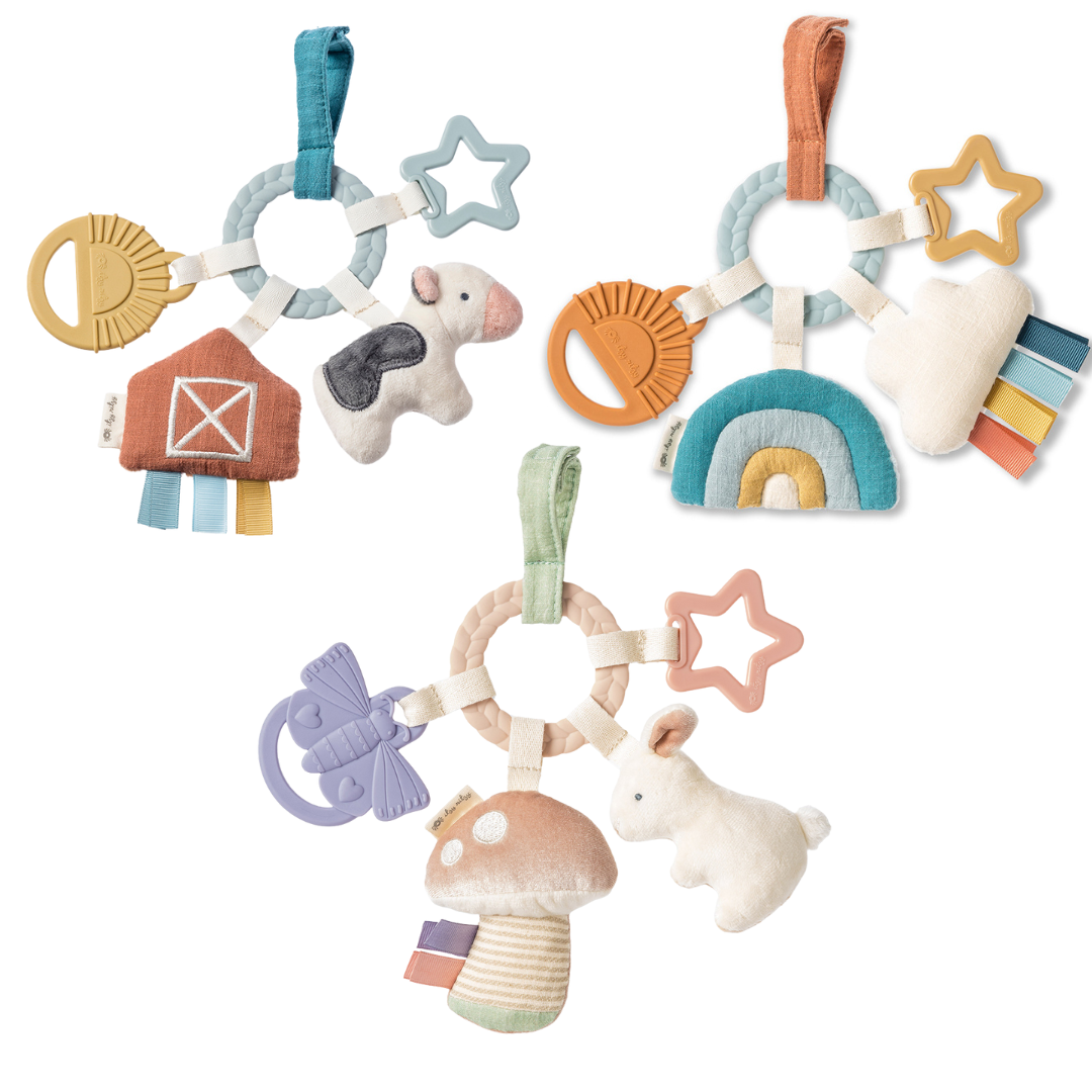 bitzy busy ring™ teething activity toy