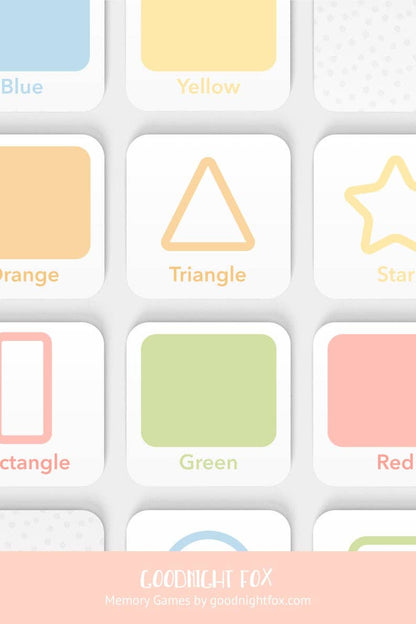shapes memory game