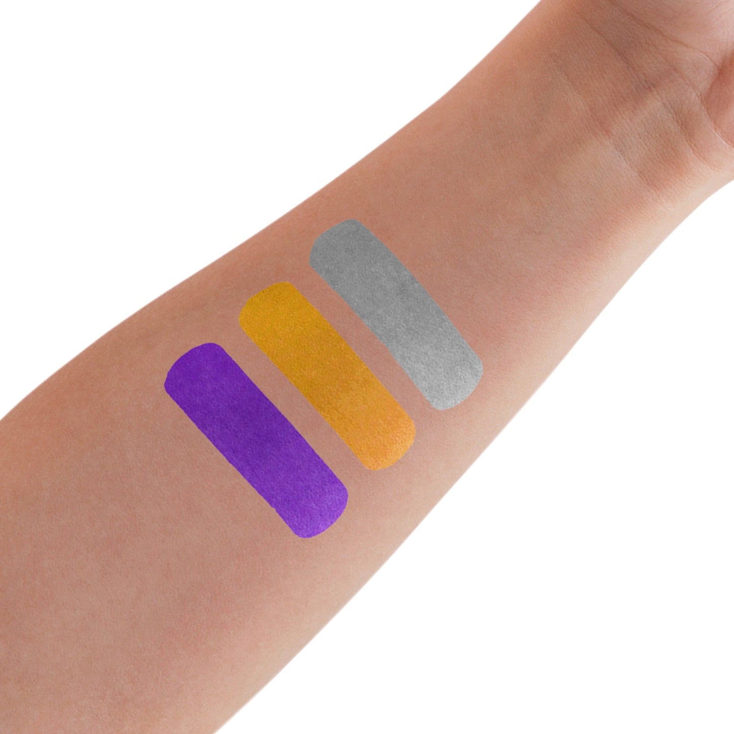 face + body crayon - purple party