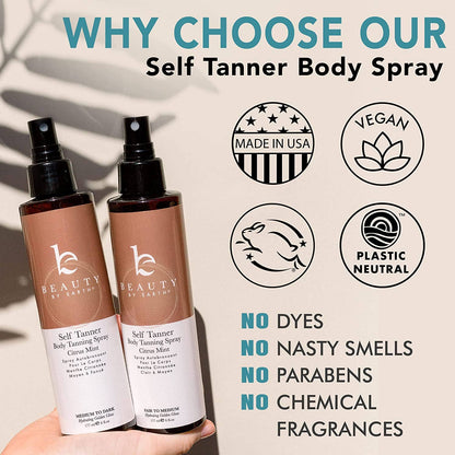 self tanner body spray