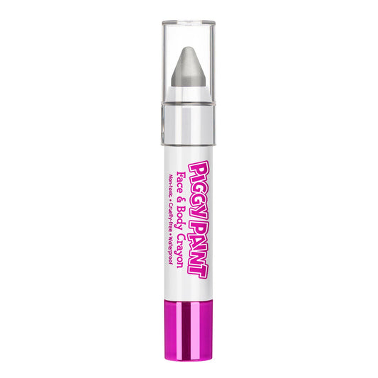 face + body crayon - metallic silver