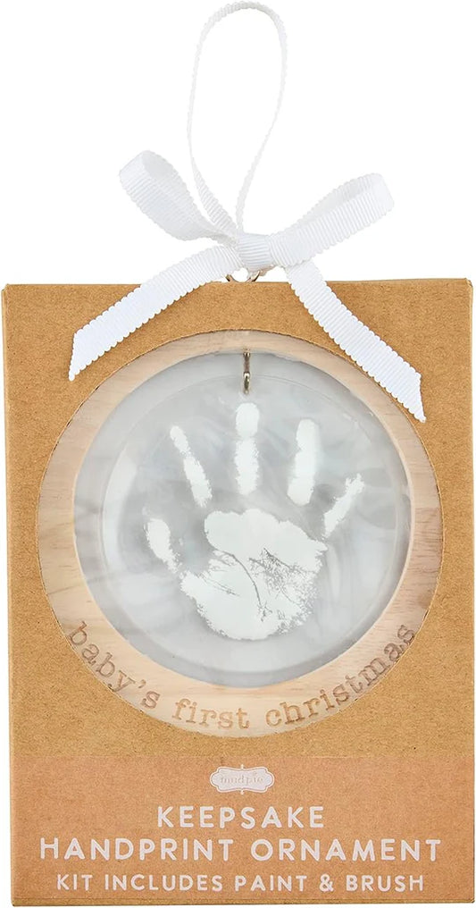 baby's first handprint ornament kit