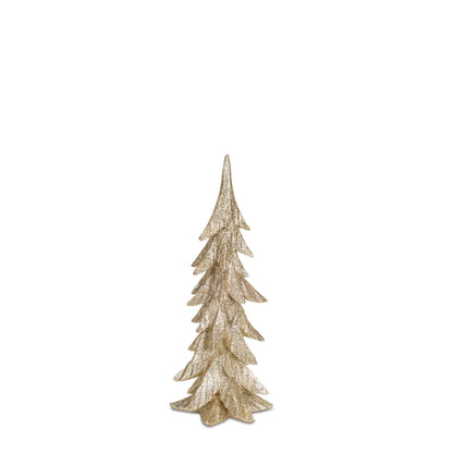 gold glitter trees