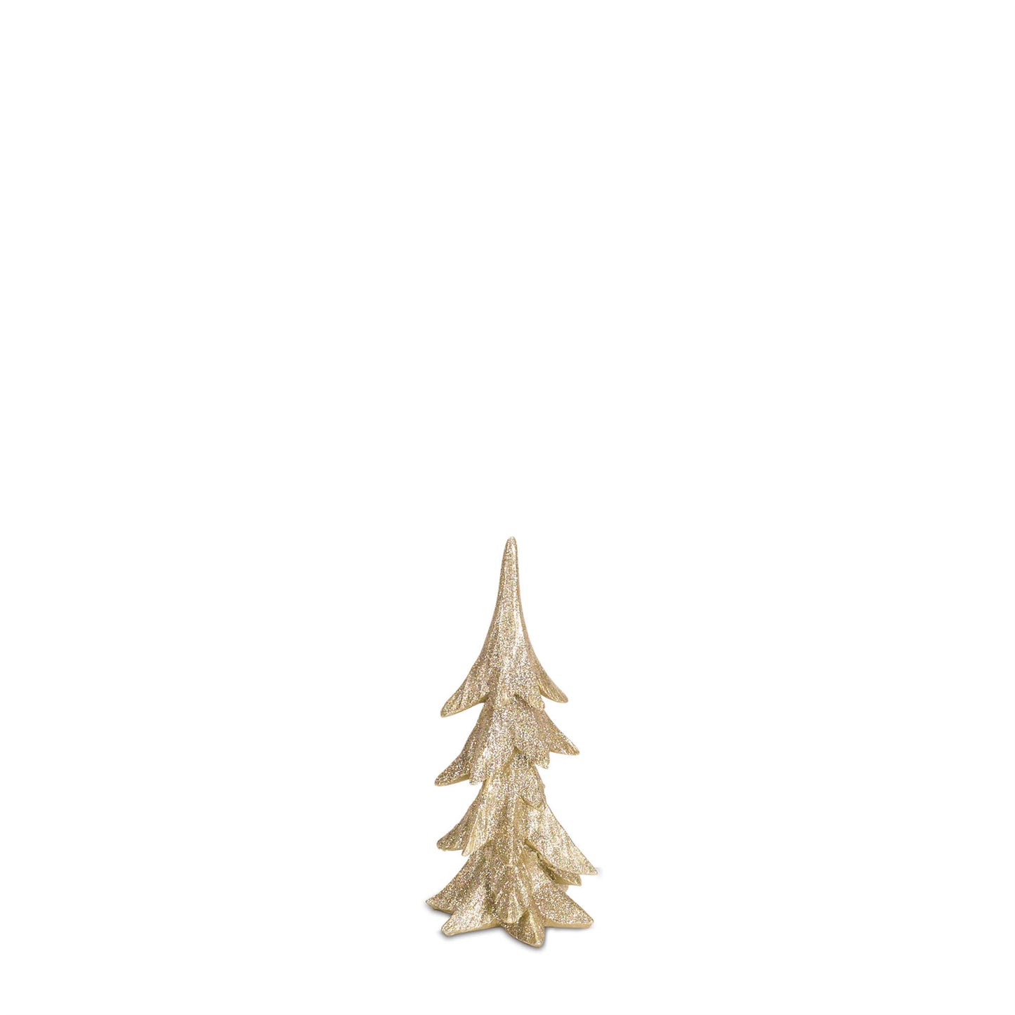 gold glitter trees