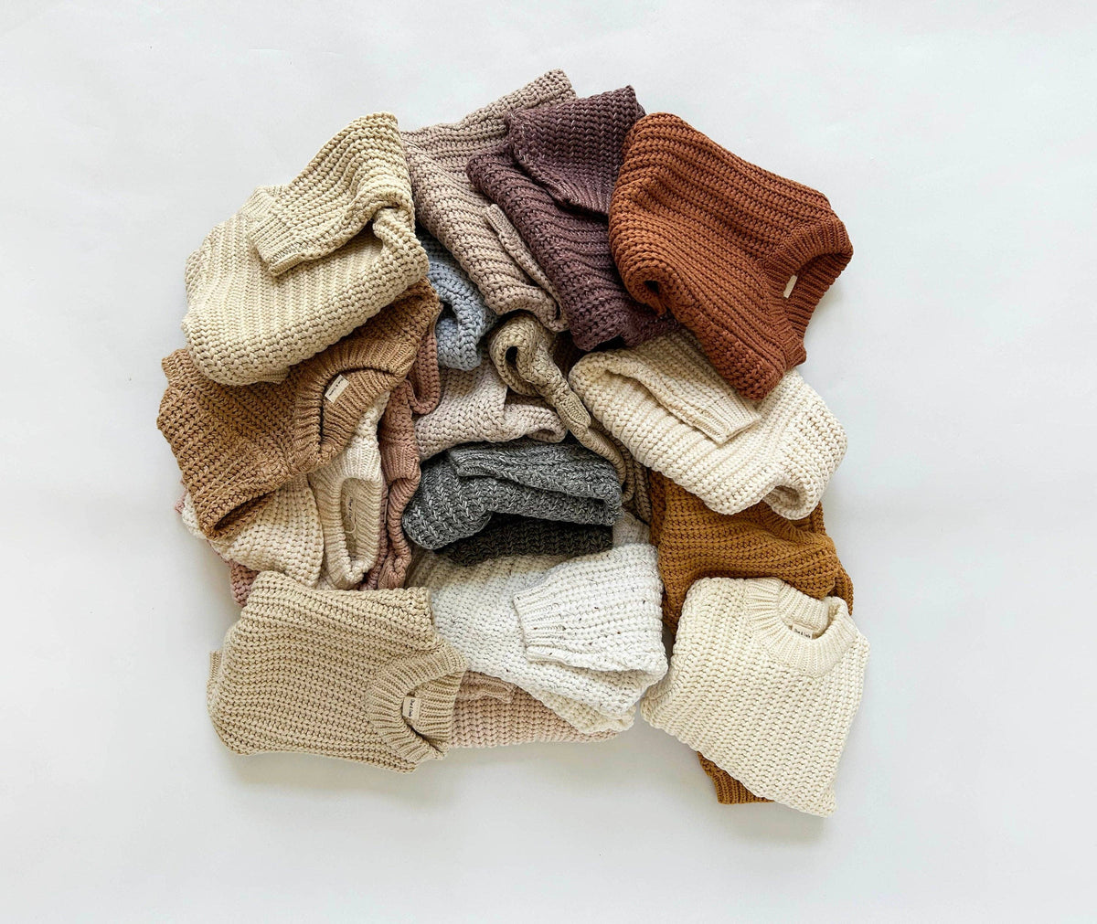 baby cotton chunky knit sweater