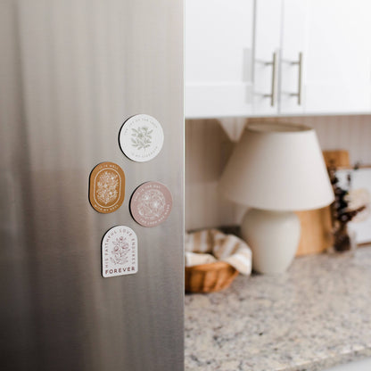 floral encouragement magnet collection