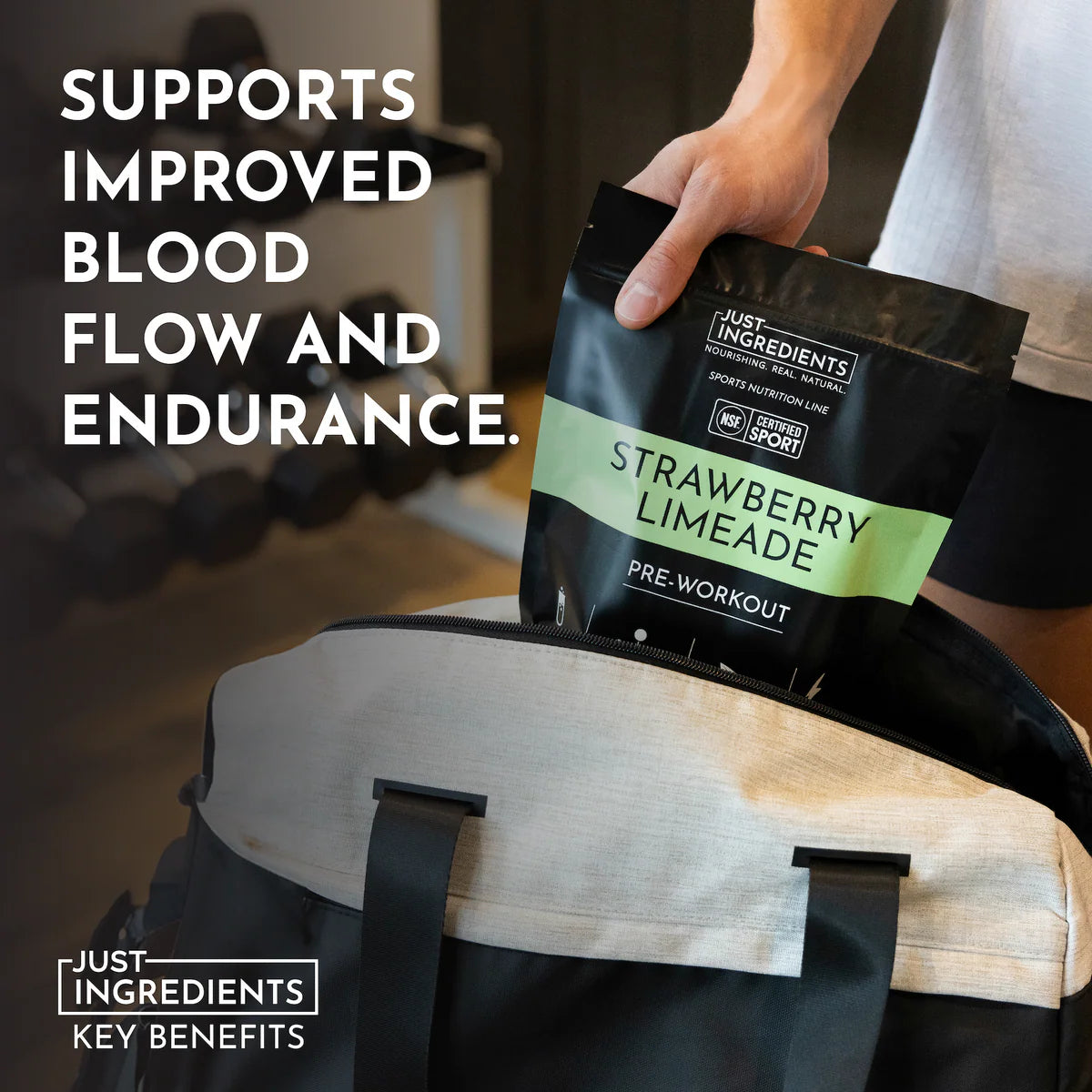 strawberry limeade pre-workout - NSF