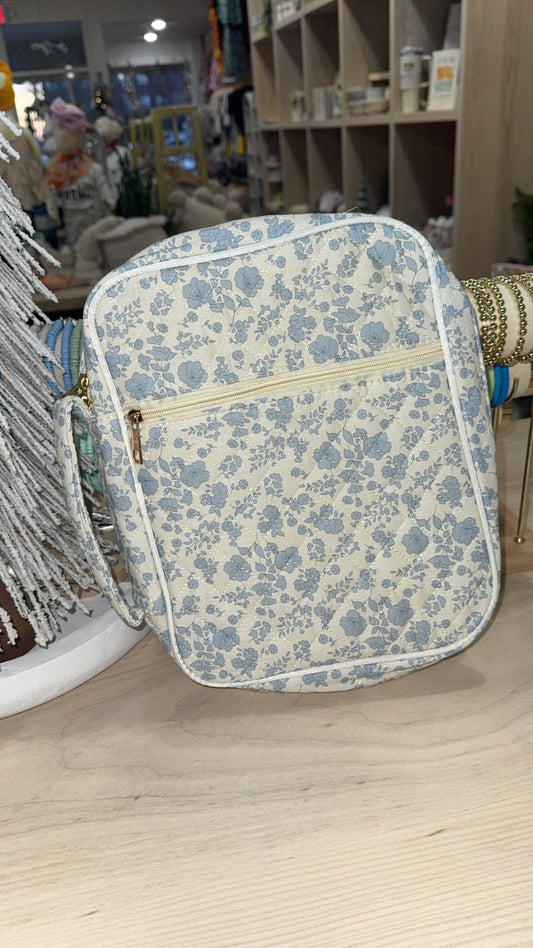 bible case - blue floral