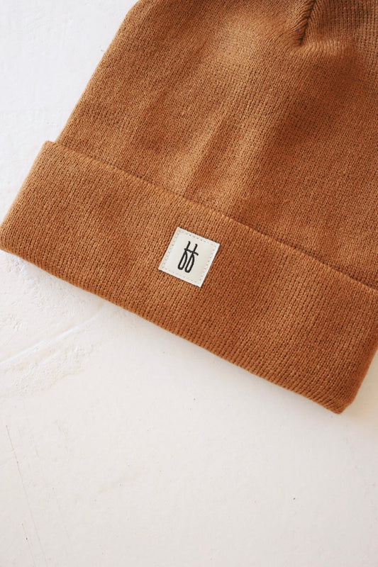 ff Knit Beanie | Rust - Ivory Soul