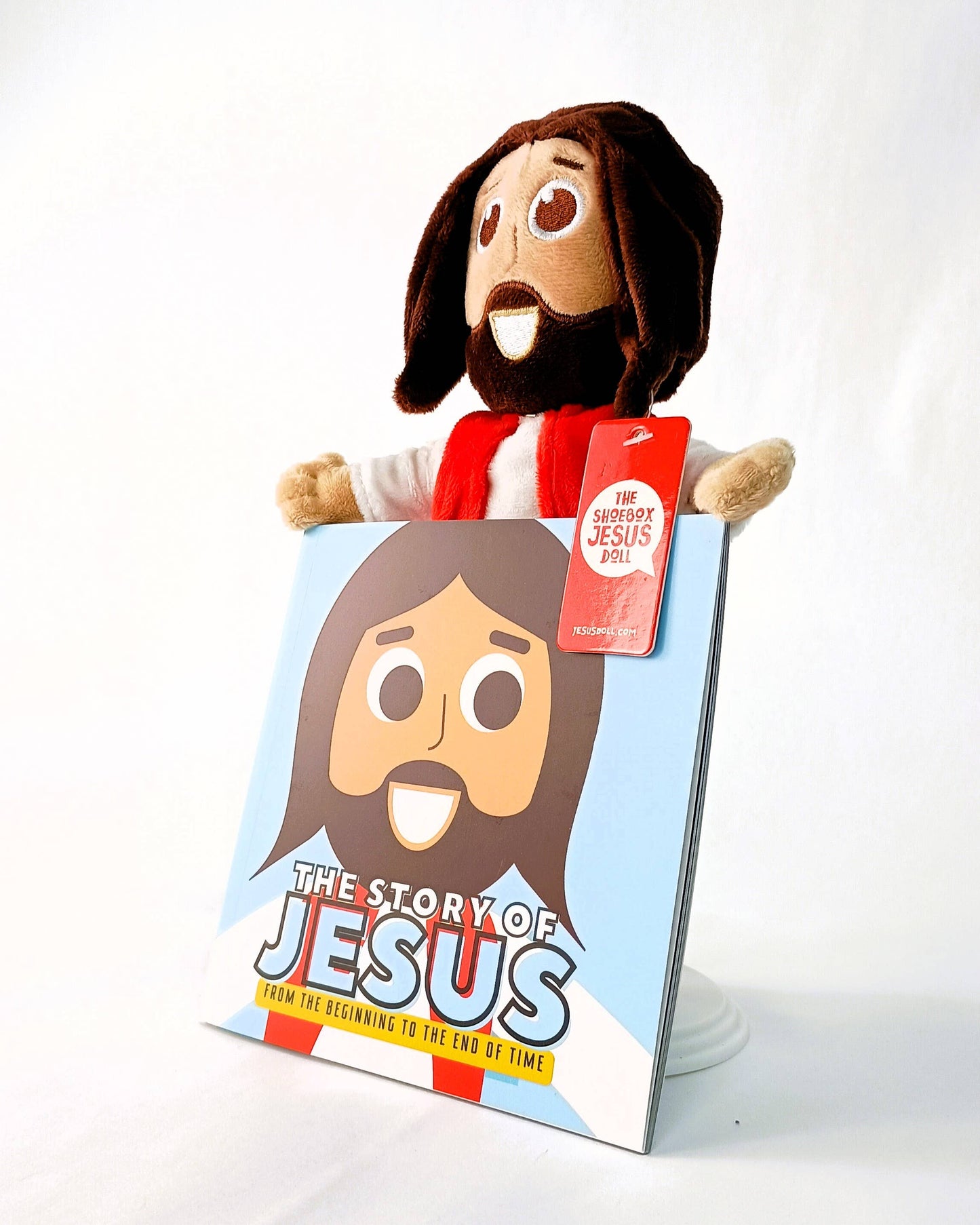 Jesus doll + book bundle - plush doll + story of Jesus book
