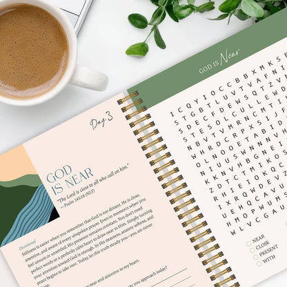 be still: word search devotional for peace & rest in God