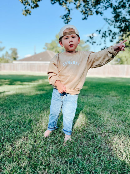 Camel ‘Gameday’ Crewneck Sweatshirt - Ivory Soul