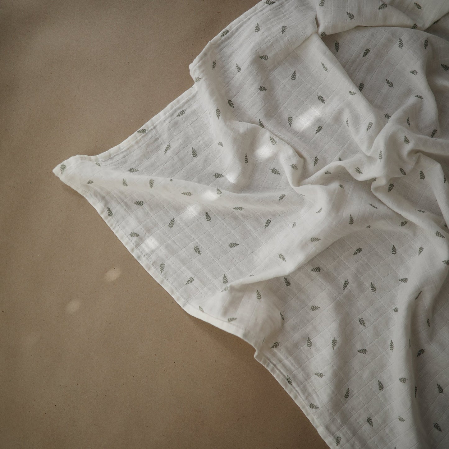 Organic Cotton Muslin Swaddle Blanket