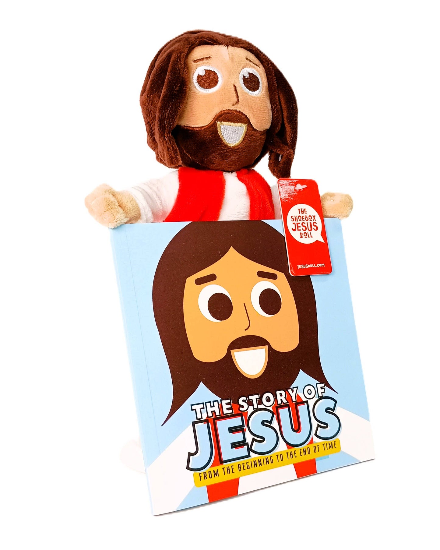 Jesus doll + book bundle - plush doll + story of Jesus book