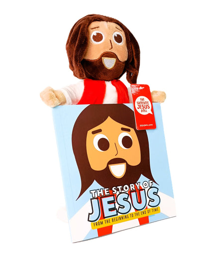 Jesus doll + book bundle - plush doll + story of Jesus book